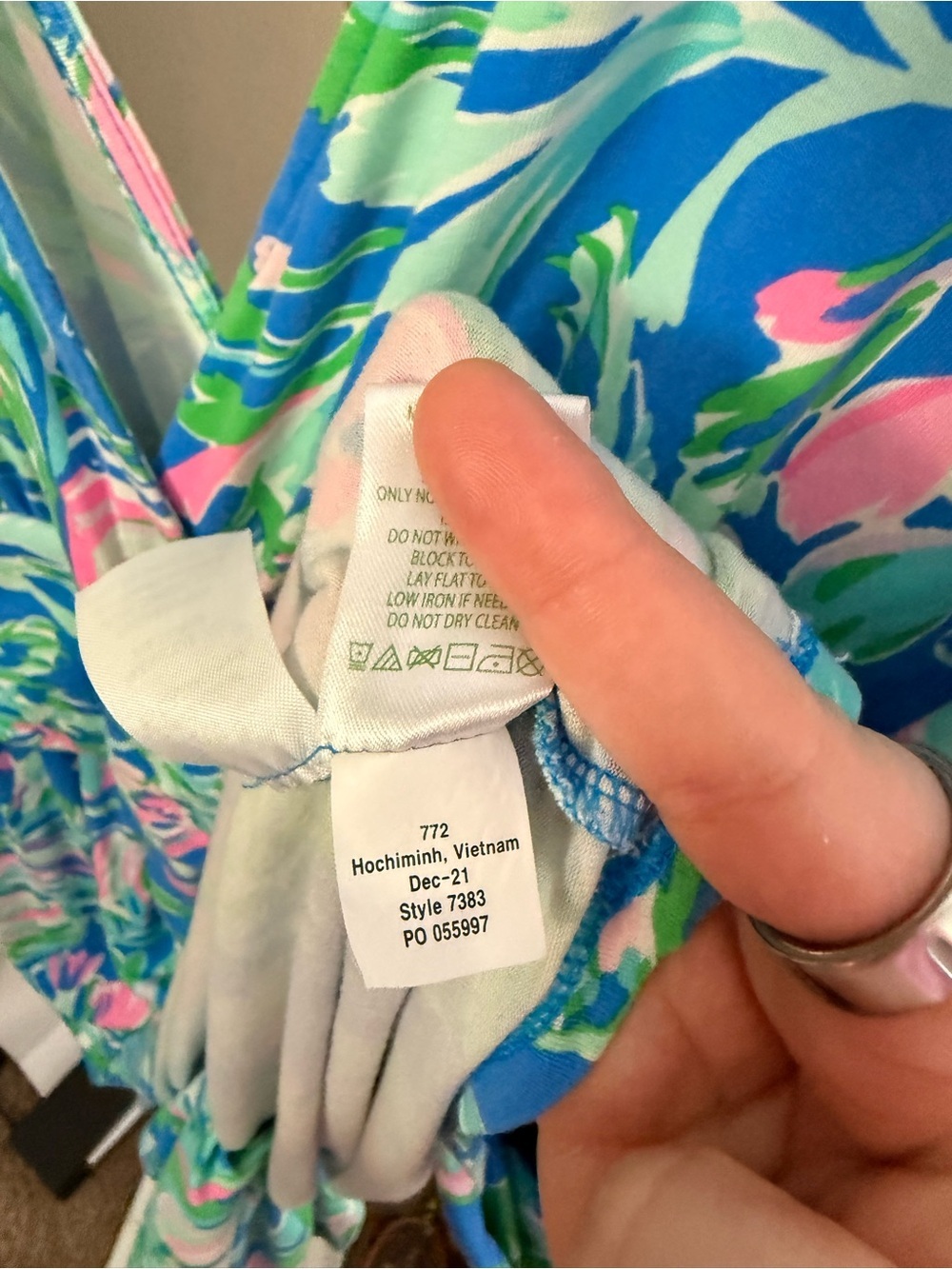 Lilly Pulitzer Pargi Wrap Romper Women’s L - Picture 6 of 7